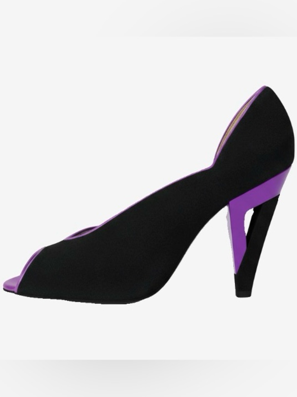 🛍️ Dolce & Gabbana Suede Peep-Toe Pumps